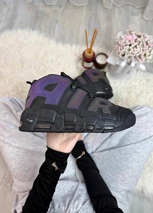 Air more uptempo black reflective