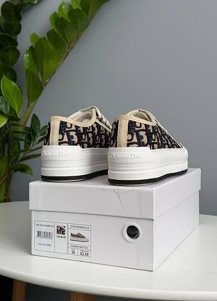 Кеди d1or b23 platform beige blue 9