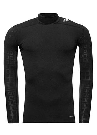 Футболка adidas techfit base mock gfx - чорна