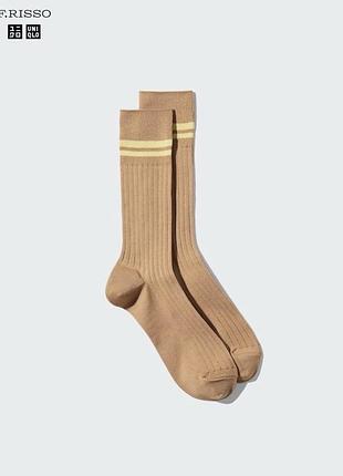 Шкарпетки uniqlo+f.risso коричневі