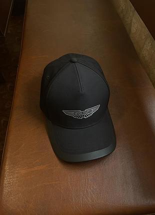 Бейсболка чоловіча hackett aston martin чорна