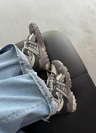 😍 жіночі кросівки asics gel-sonoma tr62 black/cement grey