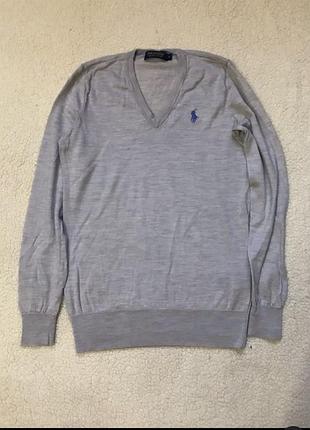 Джемпер жіночий polo ralph lauren сірий розмір с