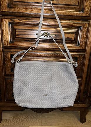 Шкіряна сумка extē (made in italy) vera pelle, плетена в стилі bottega,