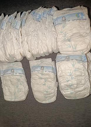 Эко-подгузники pingo (швейцария), размер 5 junior (11–25 кг), поштучно,30 шт.