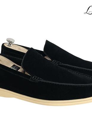 Кожаные лоферы loro piana 3