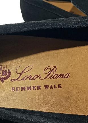 Кожаные лоферы loro piana 9