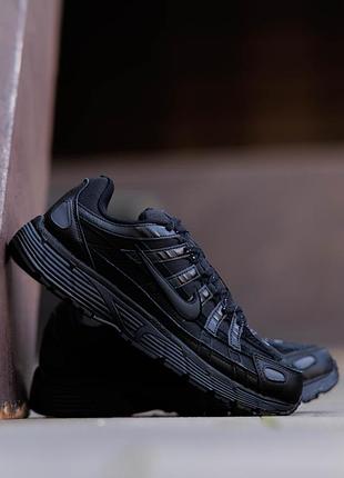 Р.41-45 nike p-6000 gore-tex black grey nk397