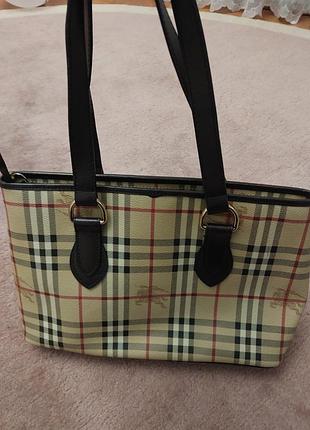 Женская винтажная сумка burberry