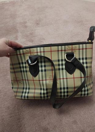 Женская винтажная сумка burberry 2