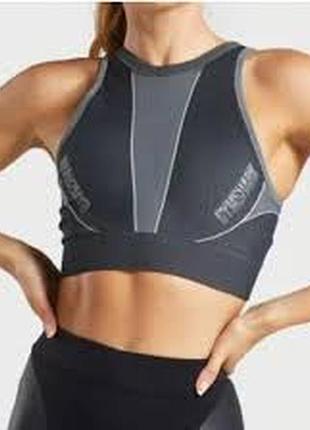 Спортивный топ gymshark. размер м.