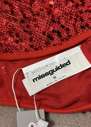 Міні спідничка в паєтки від missguided 3