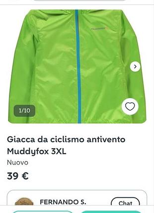 Вітровка чоловіча muddyfox cycling jacket салатова 3