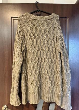 Жіночий светр otaje теплий з візерунком, бежевий