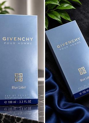 Туалетна вода givenchy blue label pour homme, 100 мл, для чоловіків