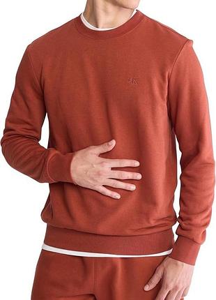 Свiтшот calvin klein теракотовий archive logo fleece sweatshirt