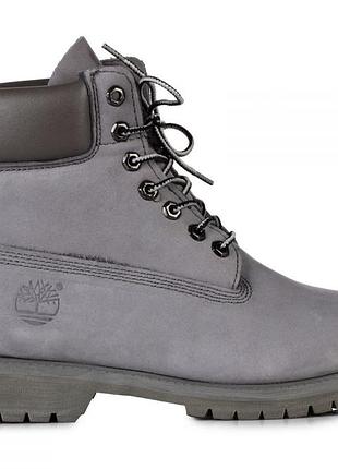 Ботинки timberland 6 inch boots grey-43р-27.5 см
