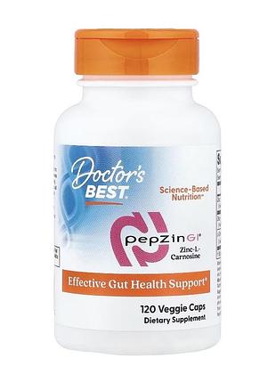 Pepzin gi®, цинк-l-карнозин, 120 веганських капсул