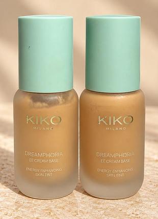 Тональний крем kiko milano coloured cream for face, 32 мл