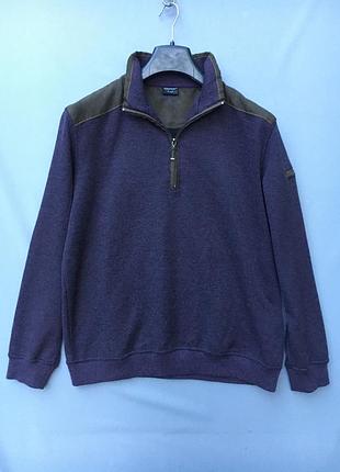 Вінтажна кофта пуловер ross river 1/4 зіп xl/54 чоловіча quarter-zip