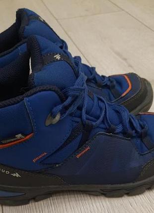 Черевики унісекс decathlon quechua mh120 mid waterproof сині