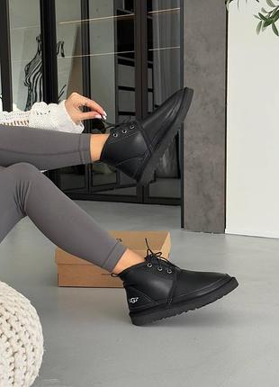 Ugg neumel “leather black”