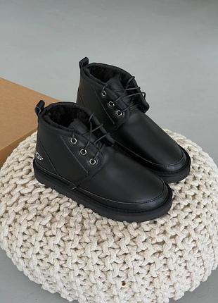 Ugg neumel “leather black” 2