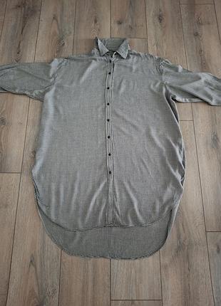Удлинённая рубашка 👕, туника оверсайз 8