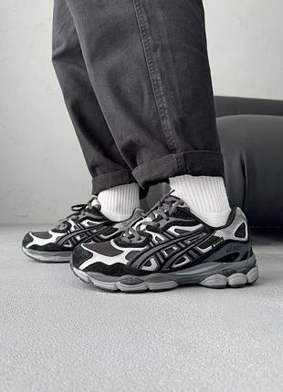 Мужские кроссовки asics gel-nyc graphite grey/black gore-tex
