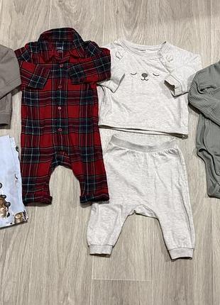 Н&м, f&f, river island 🩵 лот одягу на хлопчика сезон осінь/зима 4-6 місяців 💙