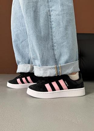 Кроссовки женские adidas campus 00s black/pink