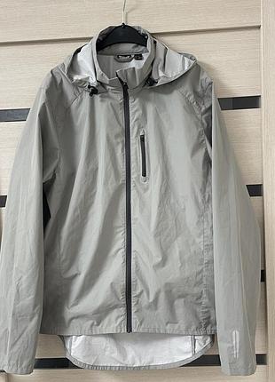 Вітрівка чоловіча сіра crinit , в чохлі, веловітрівка, 48/4xl/56