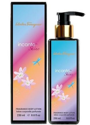 Парфюмированный лосьон для тела salvatore ferragamo incanto shine exclusive euro 250 мл
