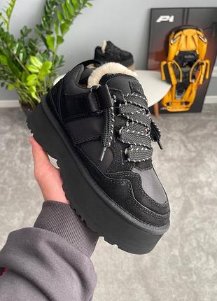 Жіночі угги ugg astromel black fur 7
