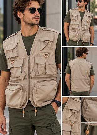 Жилет рыбачно- туристический outdoor vest l