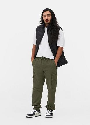 Новые мужские брюки карго primark adaptive cargo trousers m