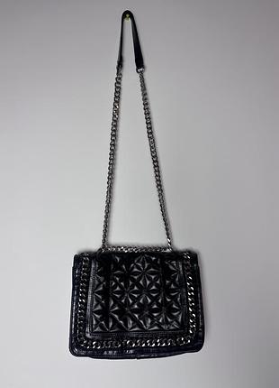 Zara шкіряна сумка зі шкіри буйвола
