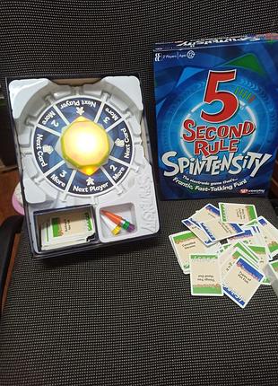Настольная игра 5 second rule spintensity (производитель playmonster / interplay) с электронным таймером, 5