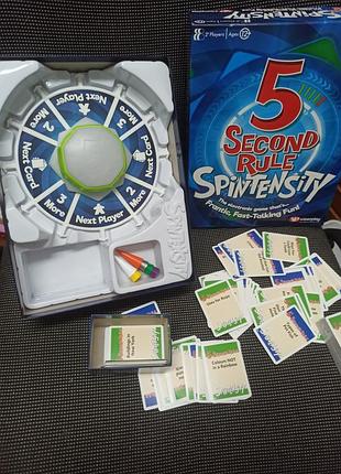 Настольная игра 5 second rule spintensity (производитель playmonster / interplay) с электронным таймером, 4