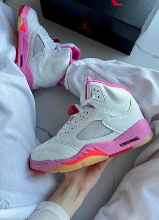Кроссовки jordan 5 retro gs pinksicle wnba 7