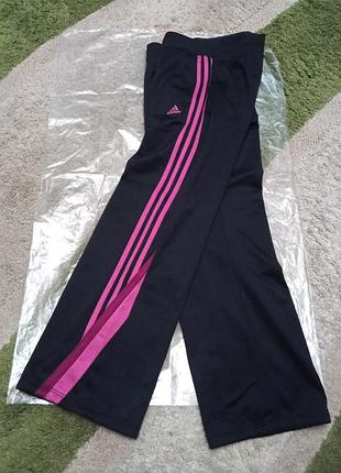 Adidas (y2k wide leg / baggy track pants) - женские спортивные штаны. темно темно синие.