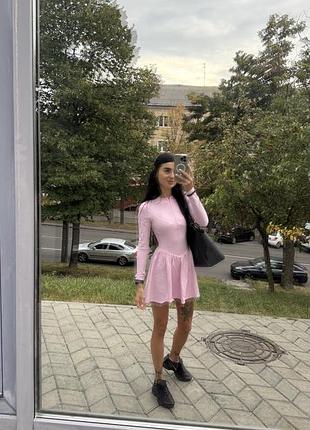 Коротка сукня жіноча спортивна тенісна рожева