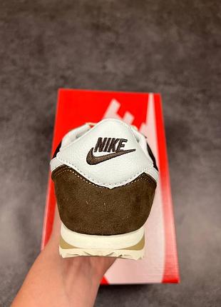 Кросівки nike cortez brown white 7