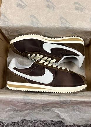 Кросівки nike cortez brown white 10