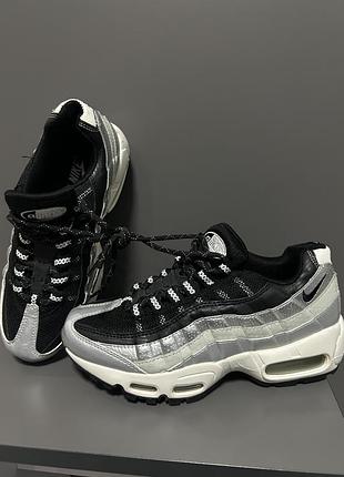 Nike air max 95 qs platinum black grey 814914-001