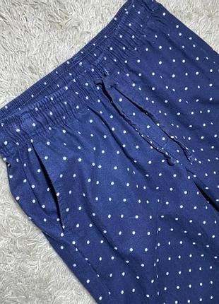 Жіночі байкові піжамні штанці gap у горох одяг для дому та сну, s