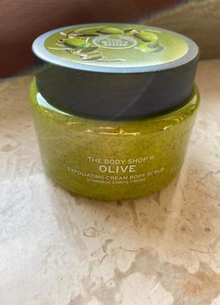 Скраб для тела the body shop оливковый 250 мл2 фото