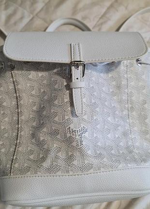 Рюкзак goyard mini alpin white в идеале