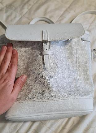 Рюкзак goyard mini alpin white в идеале 2
