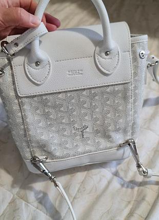 Рюкзак goyard mini alpin white в идеале 3